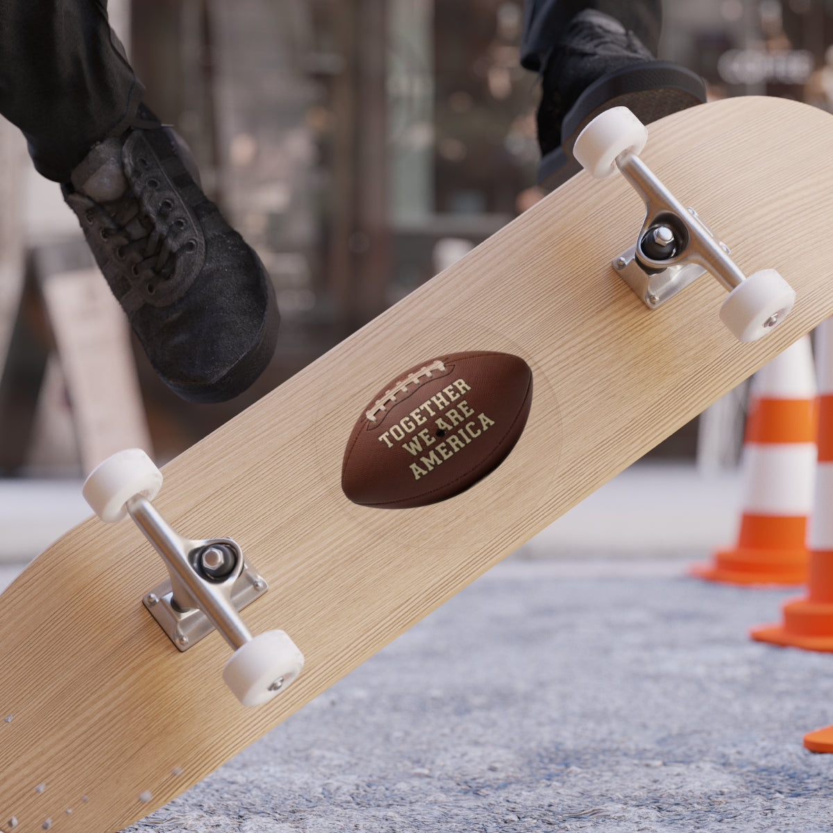 Together We Are America Skateboard Design