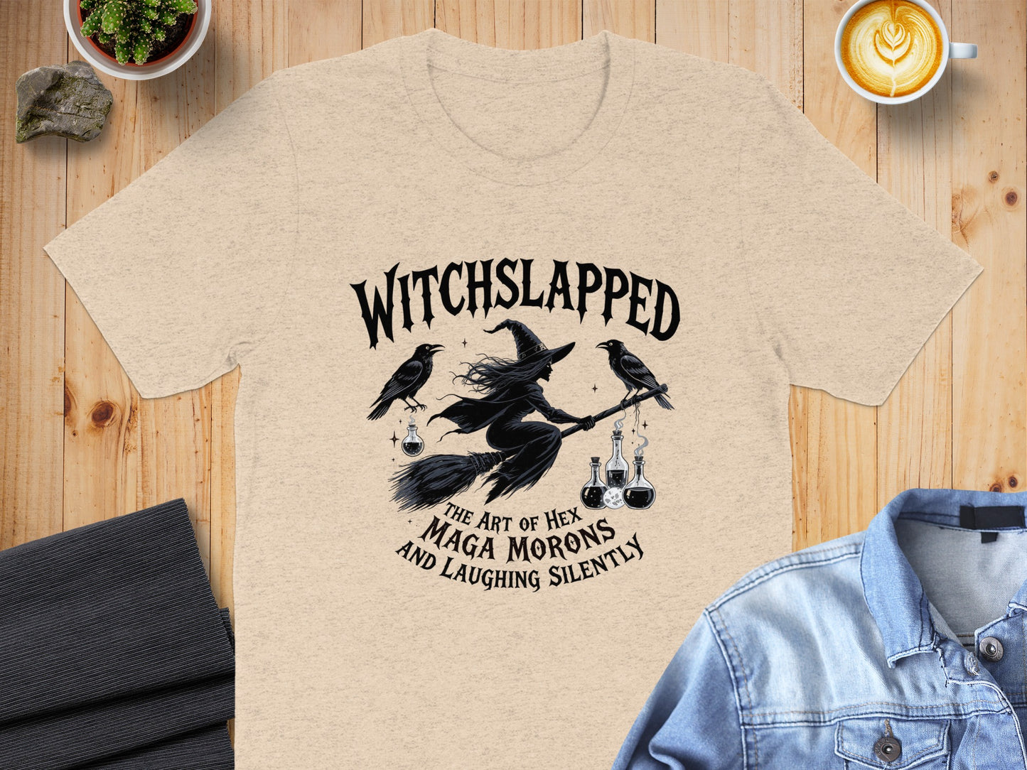 Witchslapped The Art of Hex MAGA Morons T-Shirt product