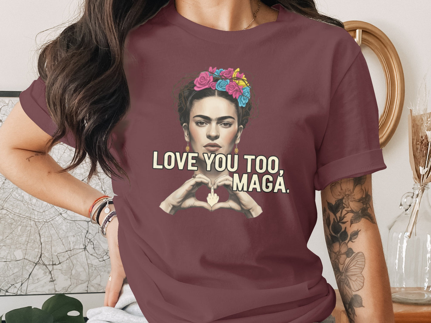Love You Too Maga Graphic T-Shirt Design