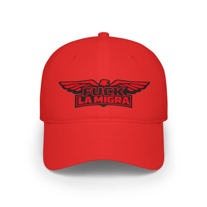 Bold Statement Fuck La Migra Cap with Eagle Design