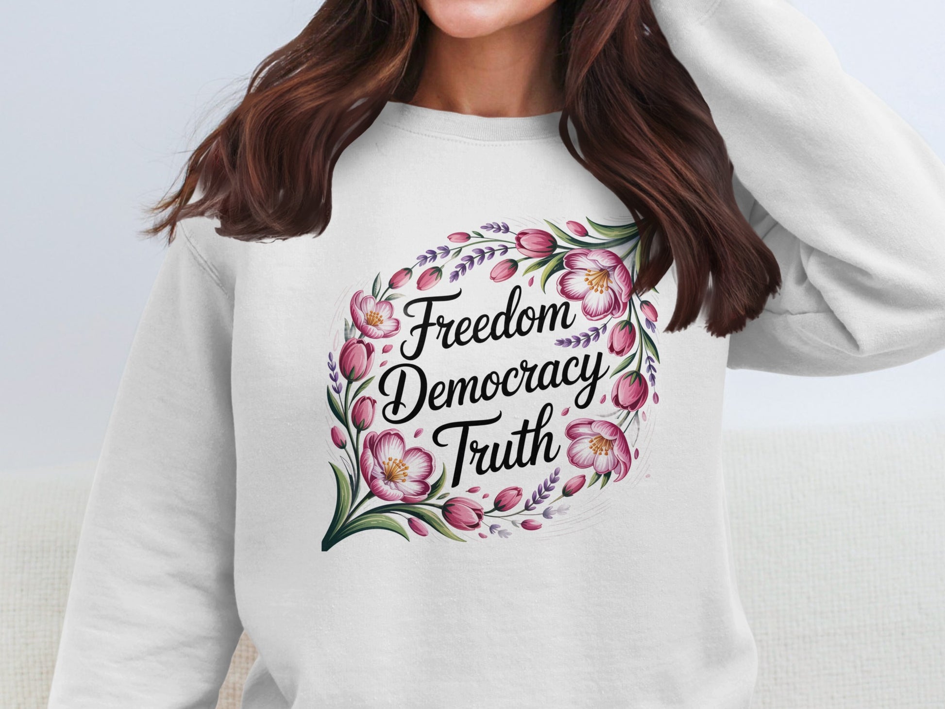 Freedom Democracy Truth Sweatshirt product