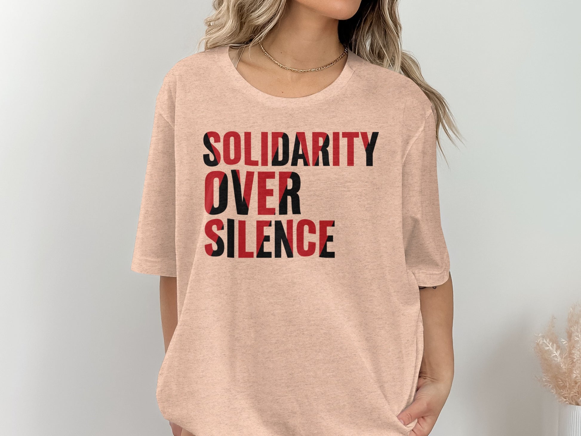 Solidarity Over Silence Statement T-shirt