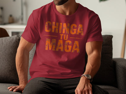 Chinga Tu Maga Graphic Statement T-Shirt