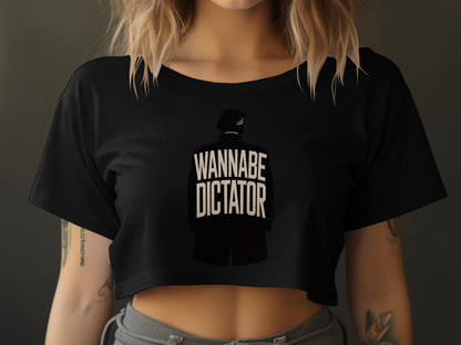 Wannabe Dictator Statement Crop Top product