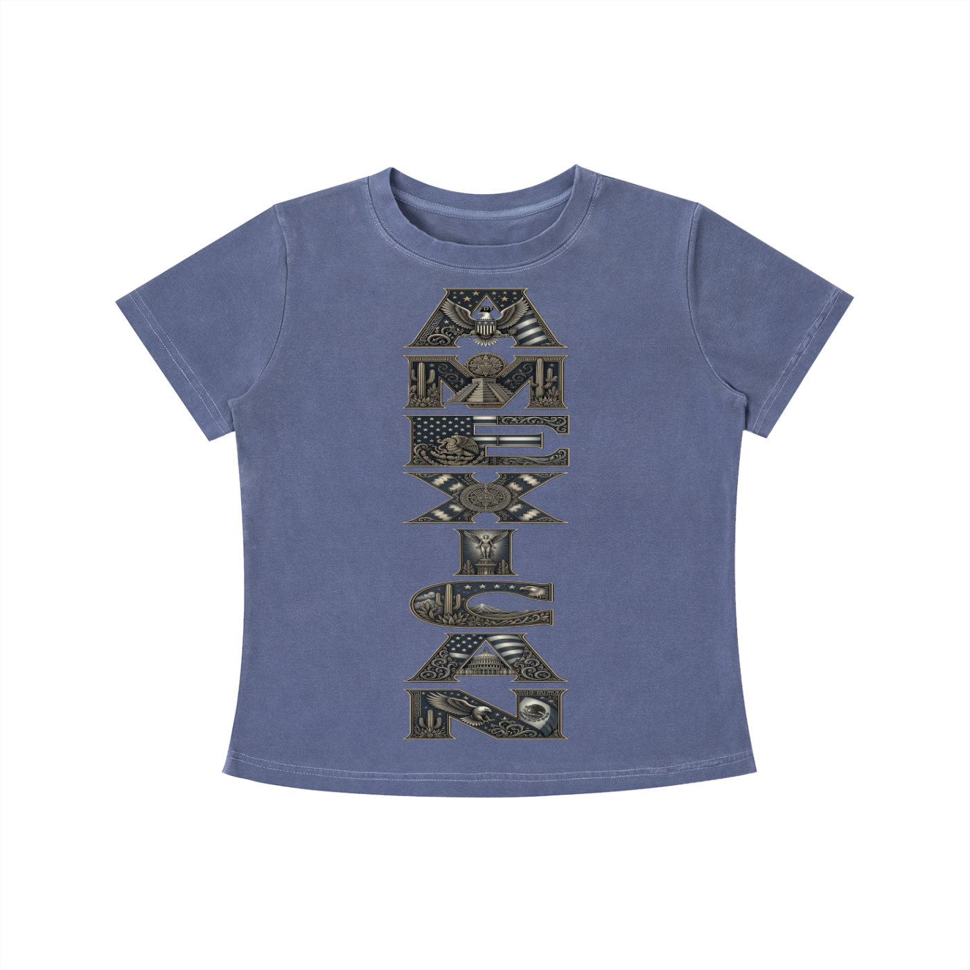 AMEXICAN Vintage Wash Slim Fit T-shirt