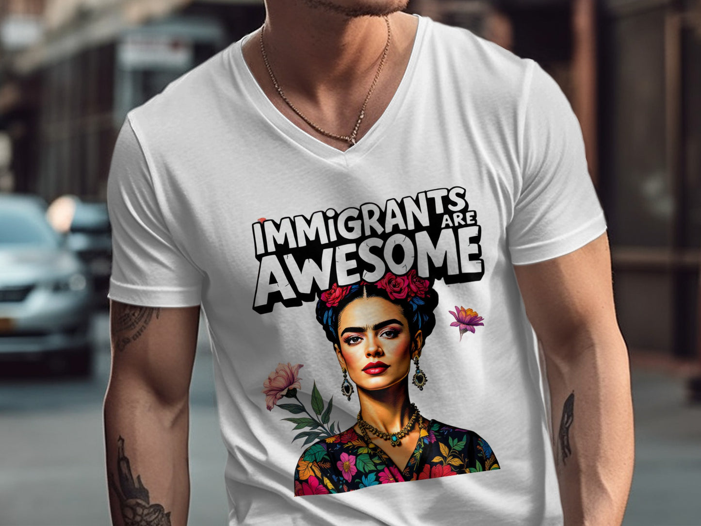 Immigrants Are Awesome Graphic T-shirt