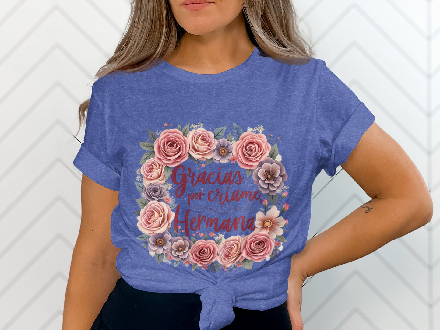 Gracias Por Cuidarme Hermana Floral Shirt product