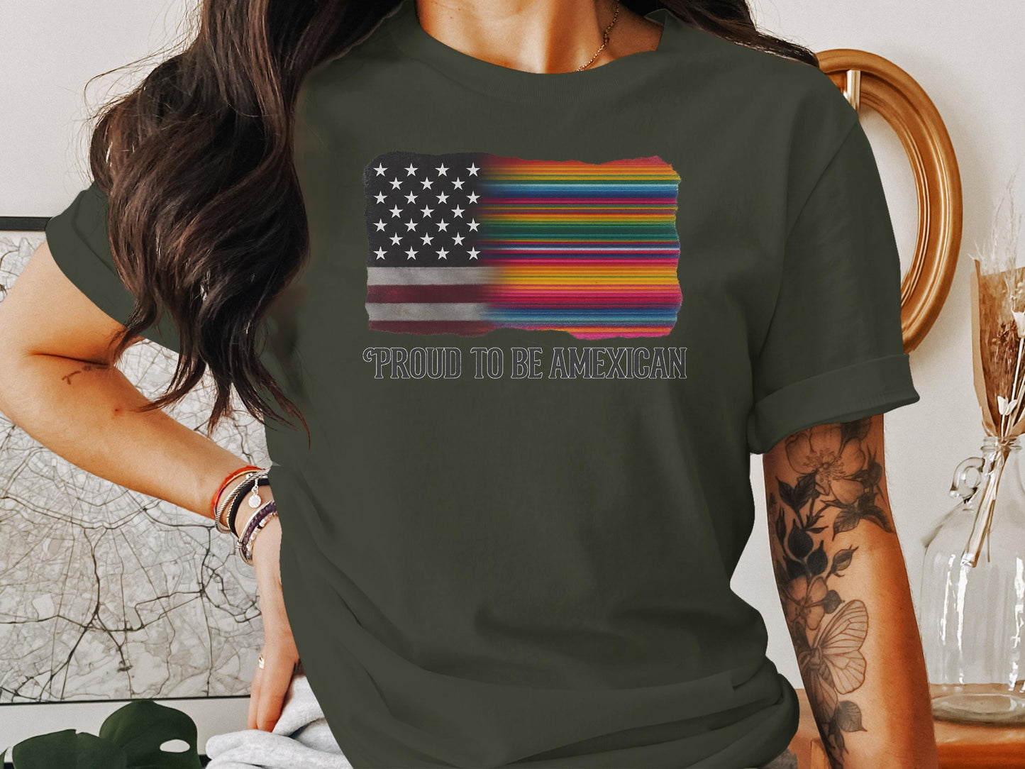 Proud to Be Amexican Graphic Tee Shirt product
