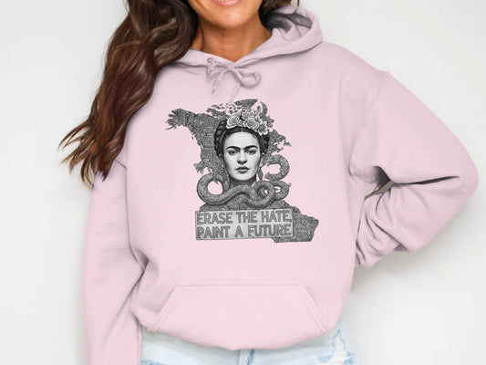 Frida Kahlo Erase the Hate Paint a Future Art