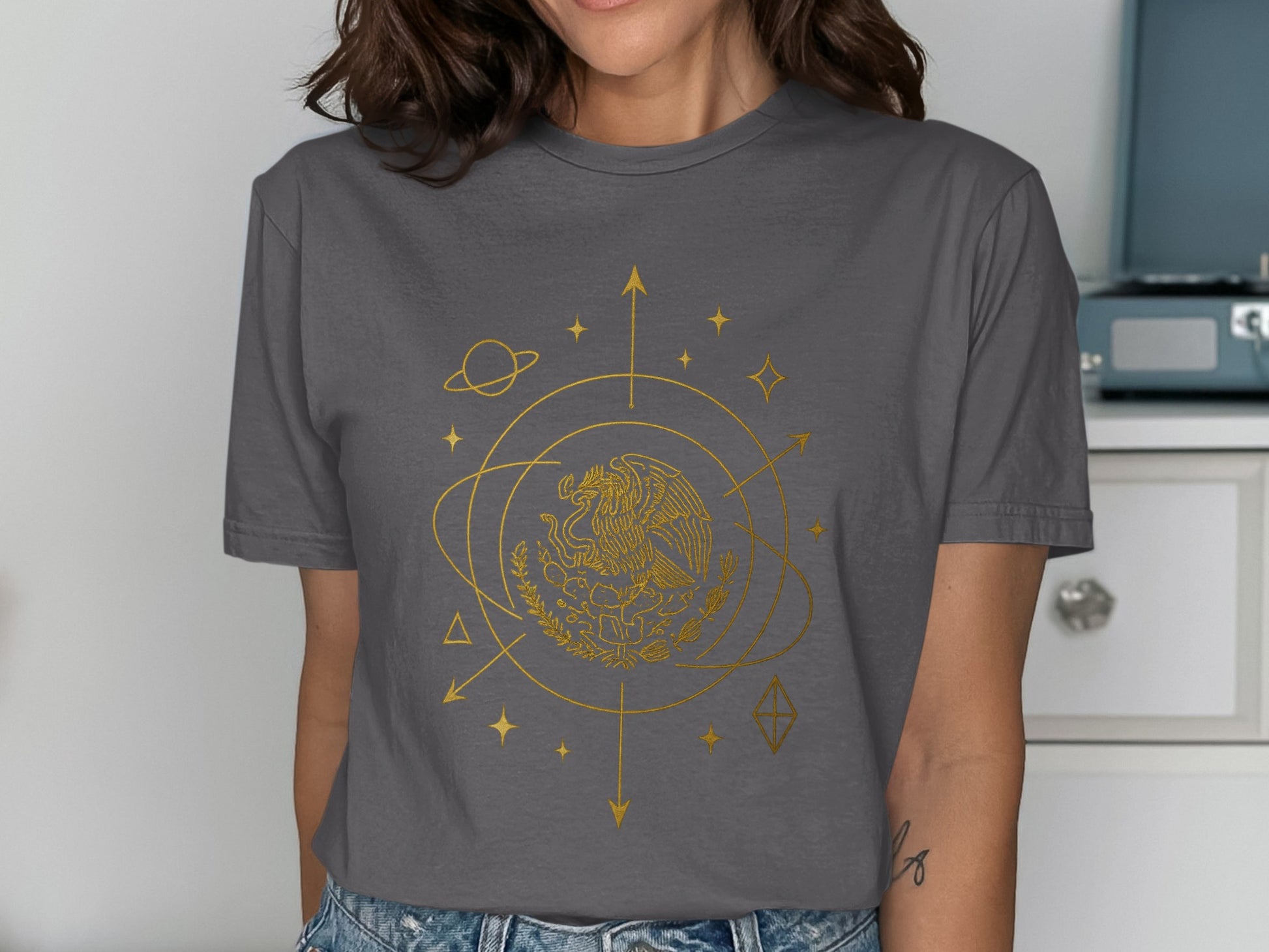 Geometric Celestial Design Women's T-shirt product type