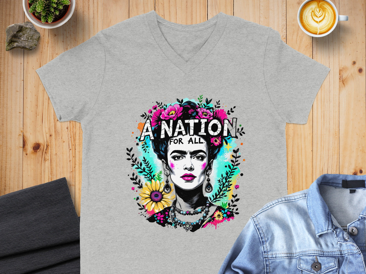 A Nation For All Vibrant and Artistic Shirt