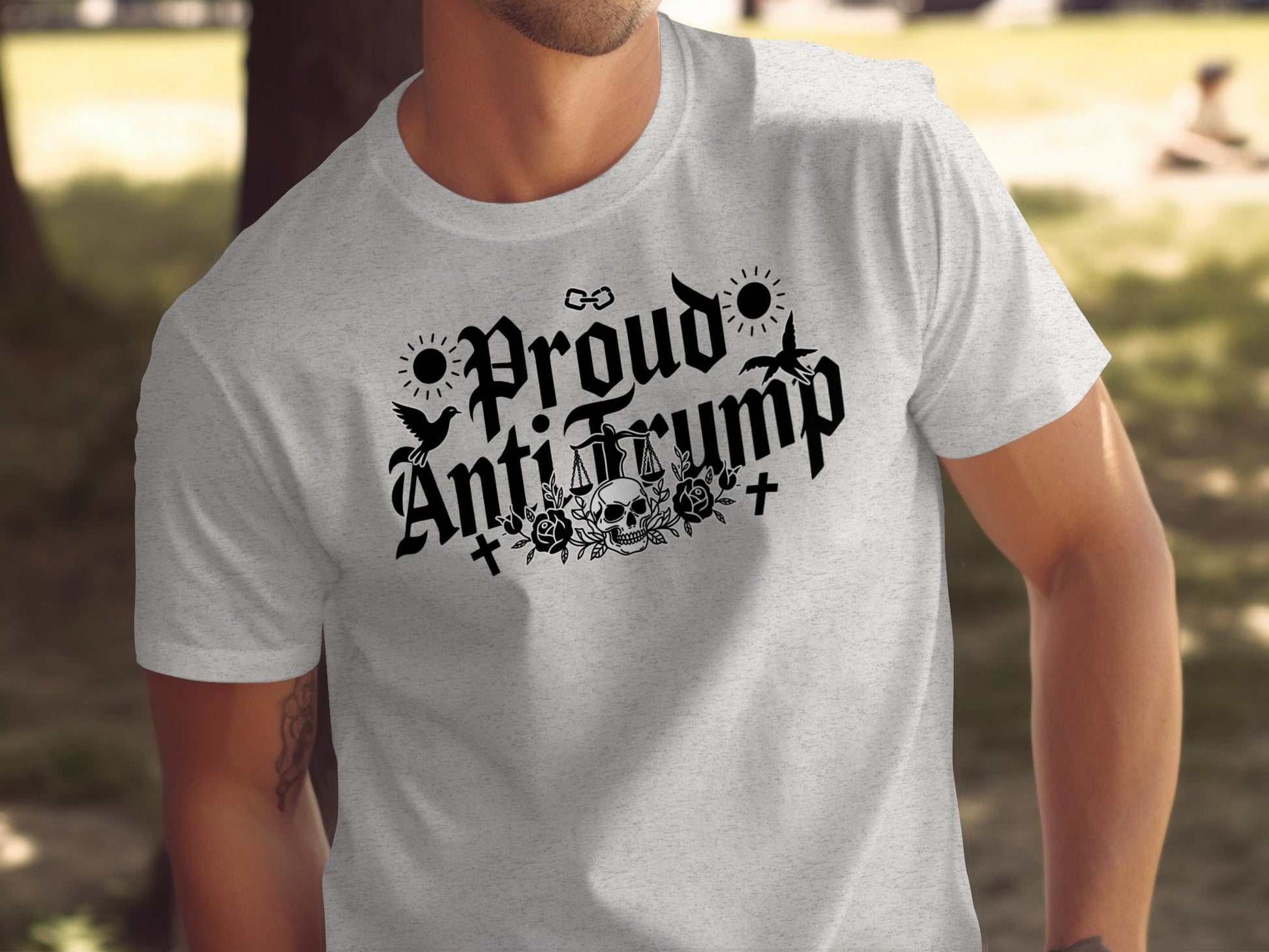 Proud Anti Trump Graphic Tee Shirt
