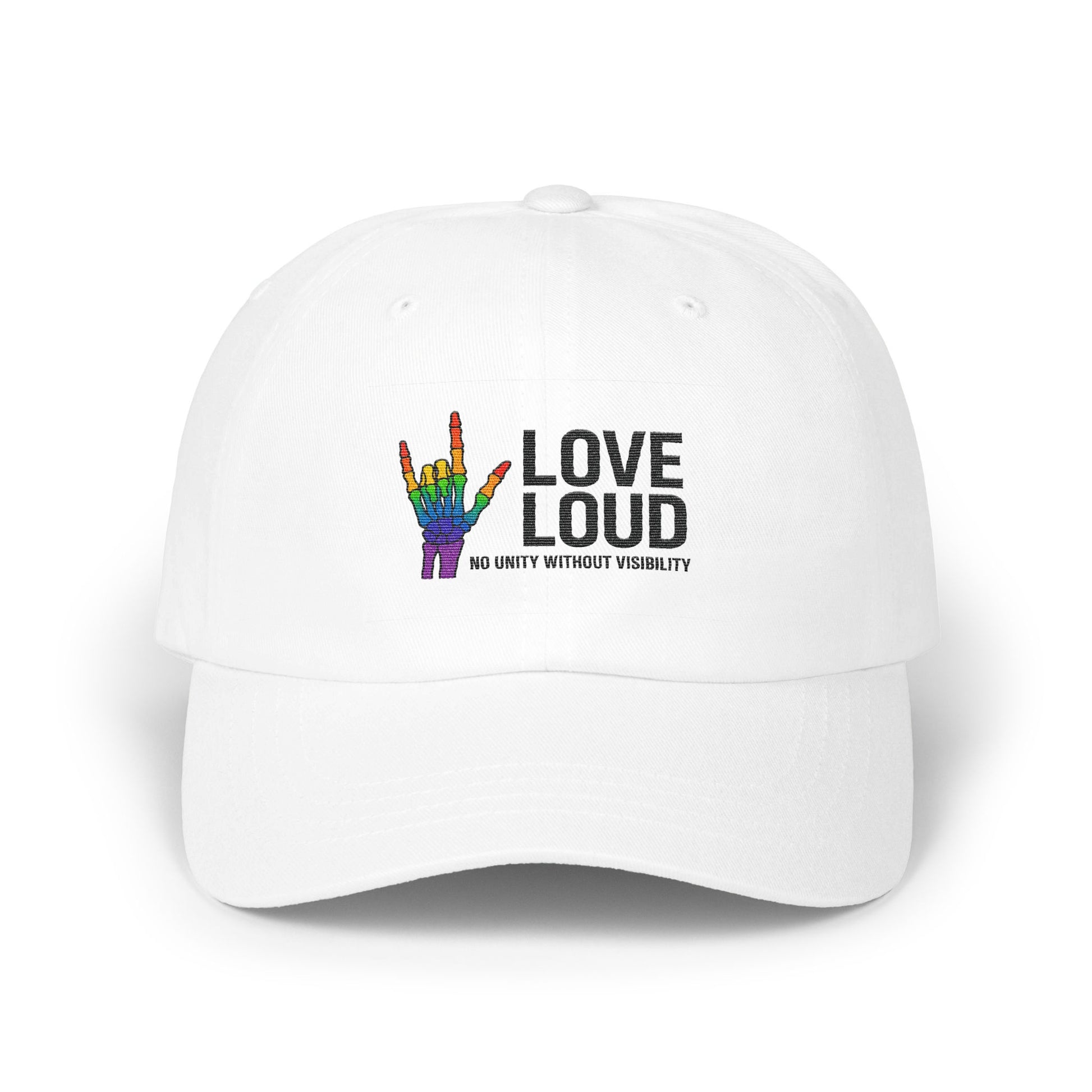Love Loud No Unity Without Visibility Hat product