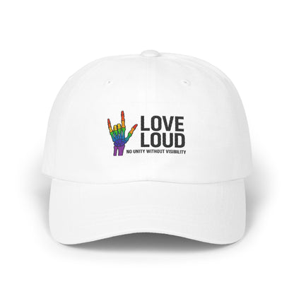 Love Loud No Unity Without Visibility Hat product