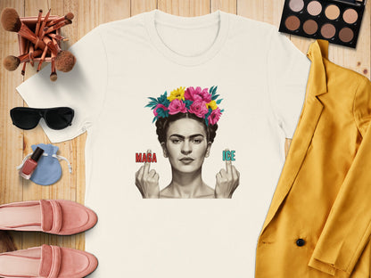 Frida Kahlo Maga Ice Graphic Short Sleeve Shirt