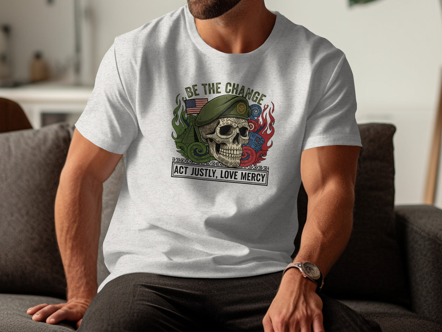 Be the Change Act Justly Love Mercy T-shirt