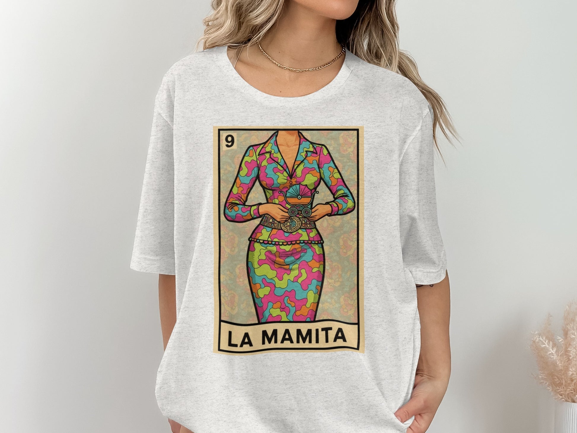 Colorful La Mamita Graphic Print T-shirt product type