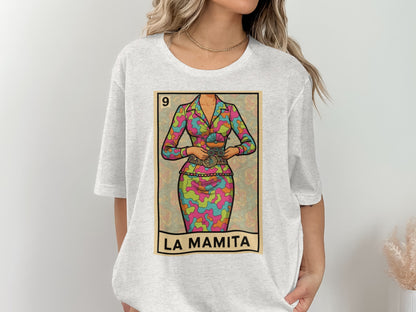Colorful La Mamita Graphic Print T-shirt product type