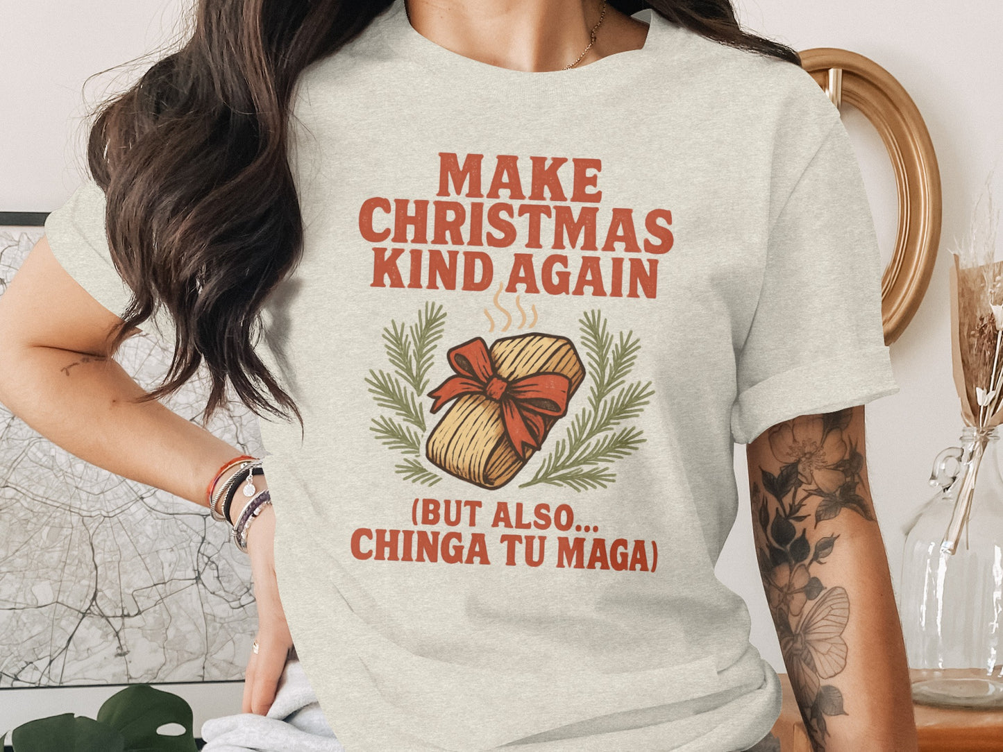 Make Christmas Kind Again Holiday T-shirt