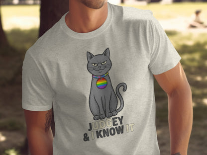 Judgy And I Know It Cat Graphic T-Shirt product type