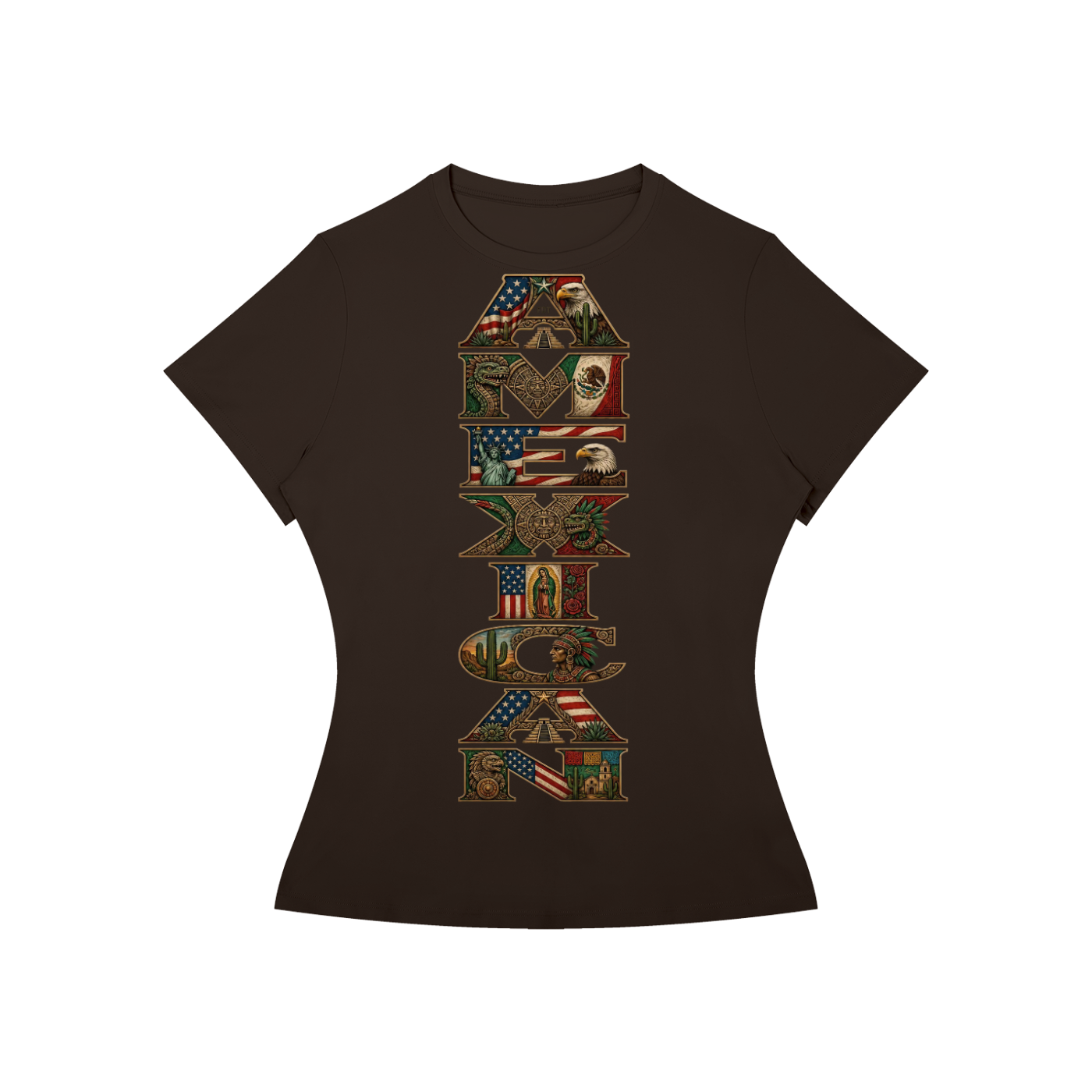 AMEXICAN Pride FDT Subtle Women’s Slim Fit Performance T-Shirt