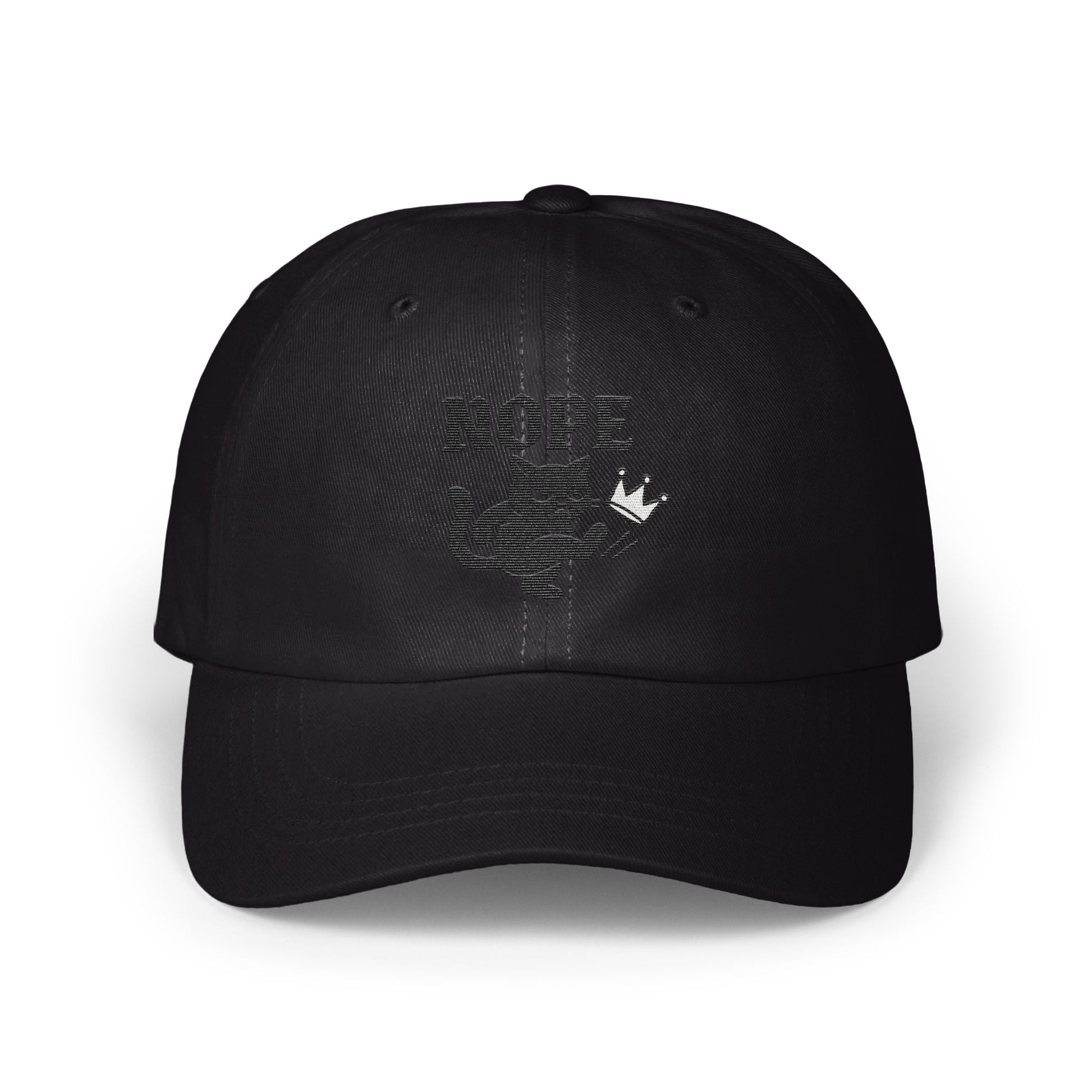 Stylish Black Cap with Embroidered Design Hat product