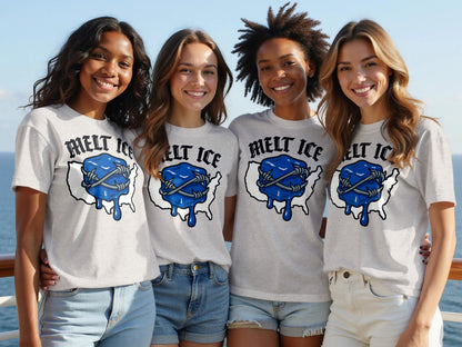 Melt Ice Graphic Tees Perfect Casual Wear Product Type