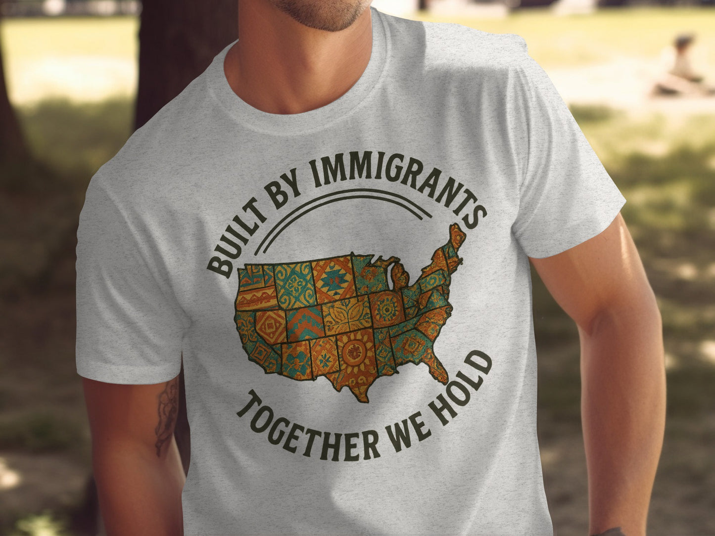 Built By Immigrants Together We Hold T-shirt product