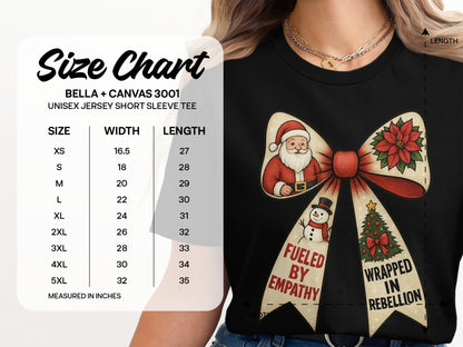 Fueled by Empathy Wrapped in Rebellion Tee