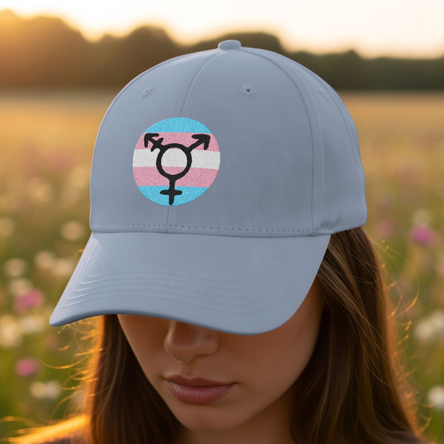 Transgender Pride Symbol Hat Adjustable Cap product