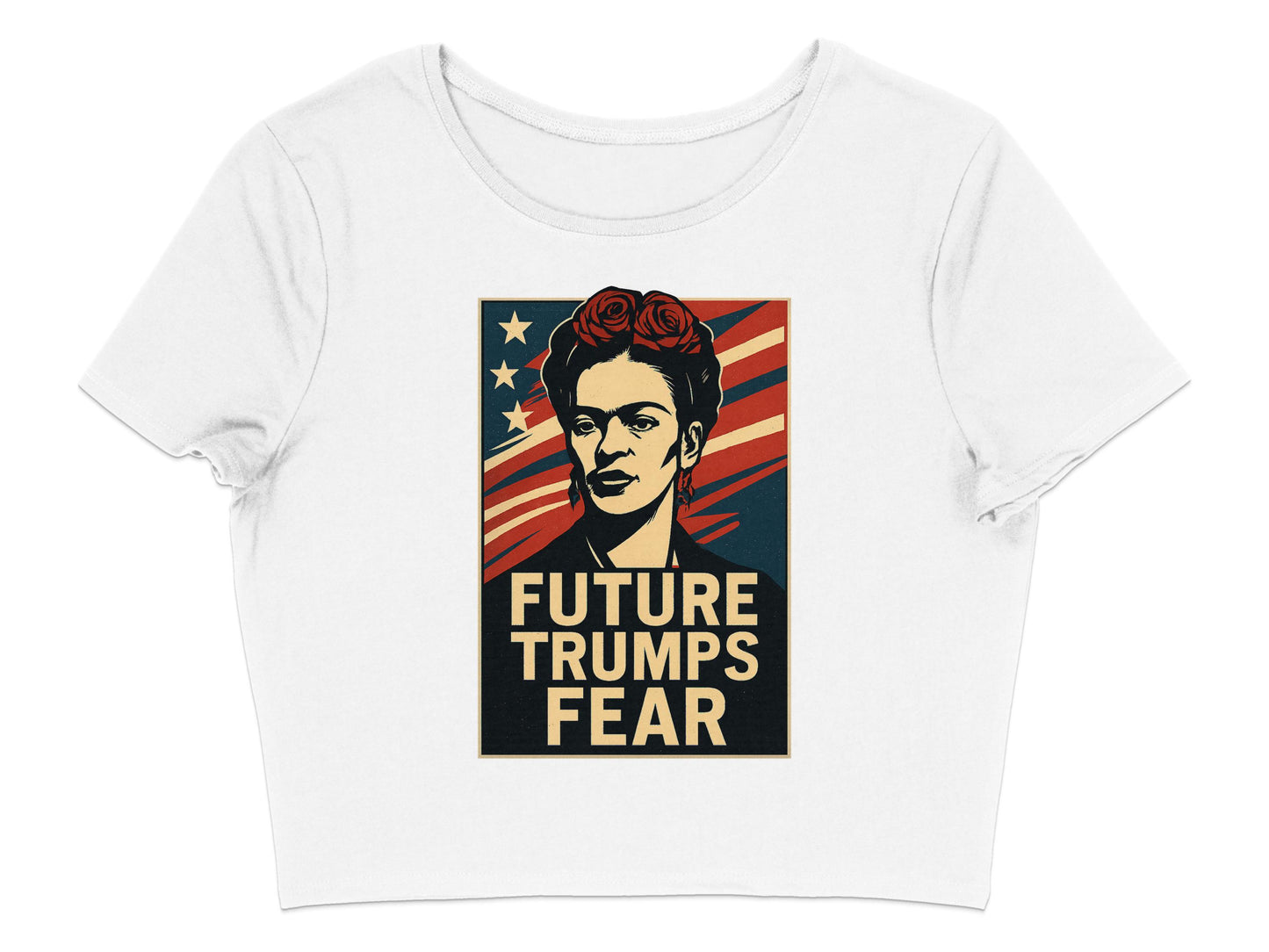Future Trumps Fear Graphic Crop Top product