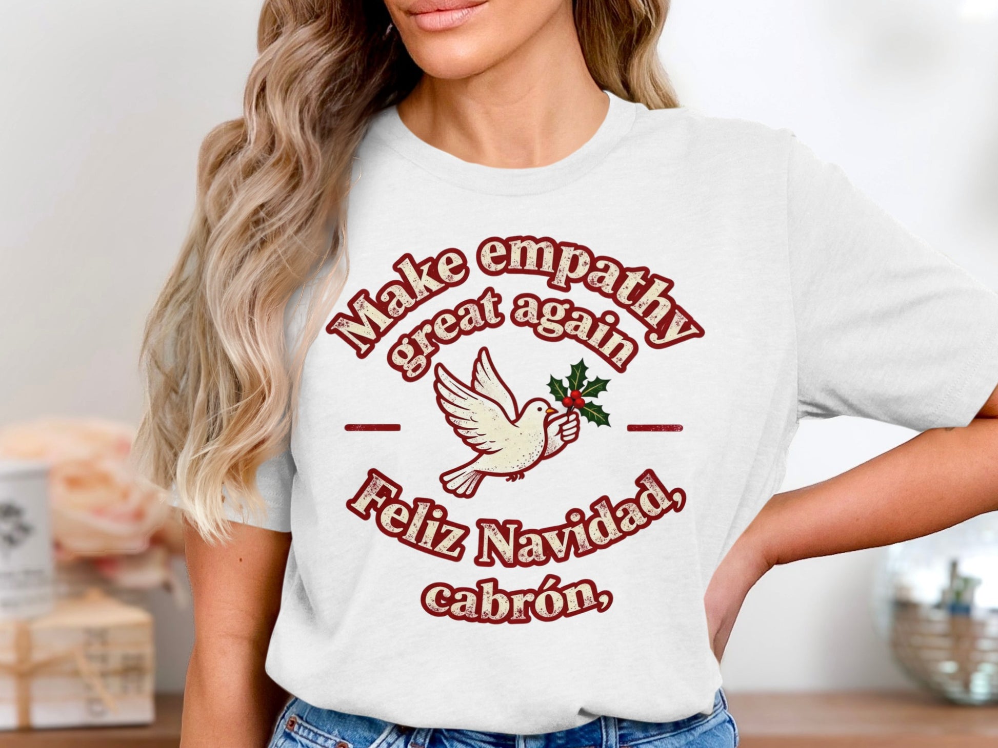 Make Empathy Great Again Feliz Navidad Shirt