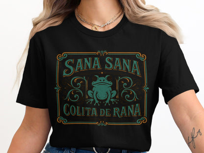 Sana Sana Colita De Rana Frog Graphic T-Shirt product