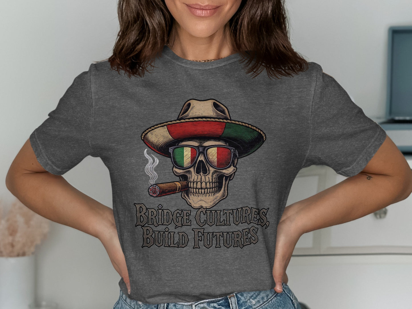 Bridge Cultures Build Futures Graphic T-Shirt product