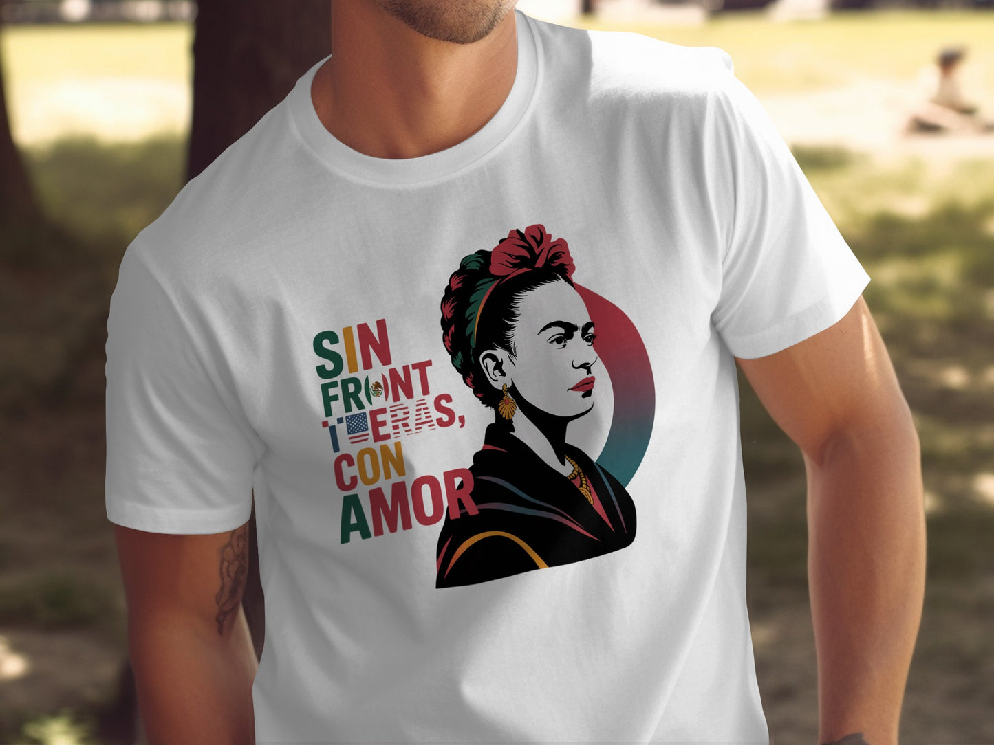 Sin Fronteras Con Amor Graphic Tees product type