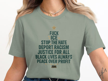 Social Justice Message Graphic Tee
