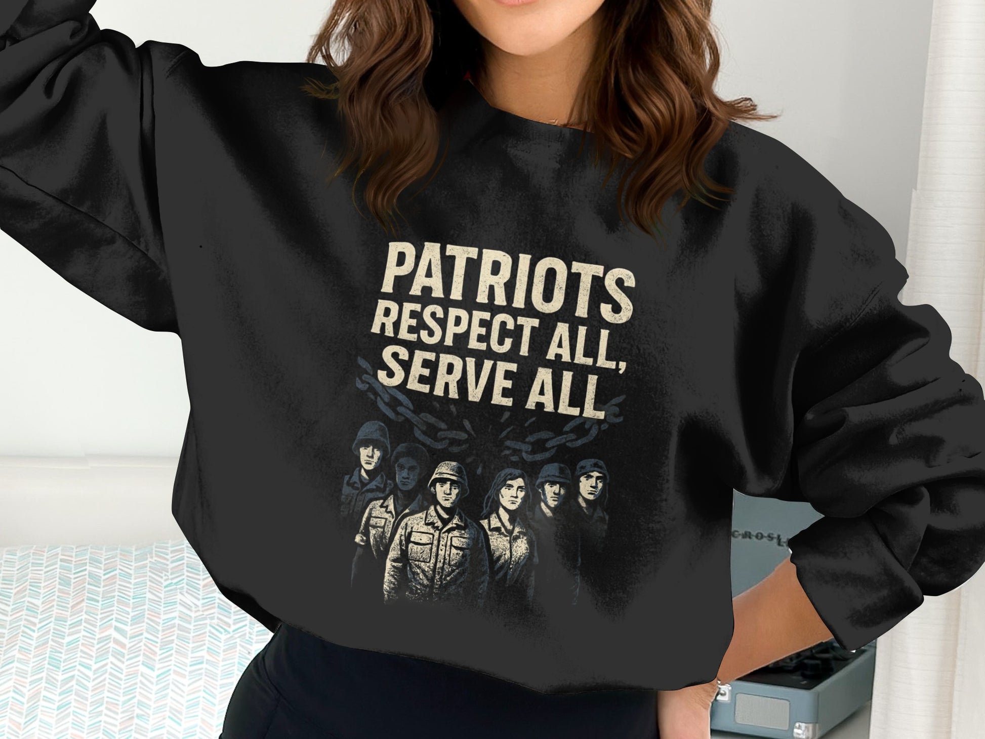 Patriots Respect All Serve All Sweatshirt product