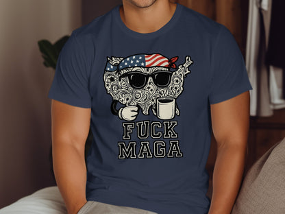 Patriotic Anti-MAGA Graphic Printed T-shirt product