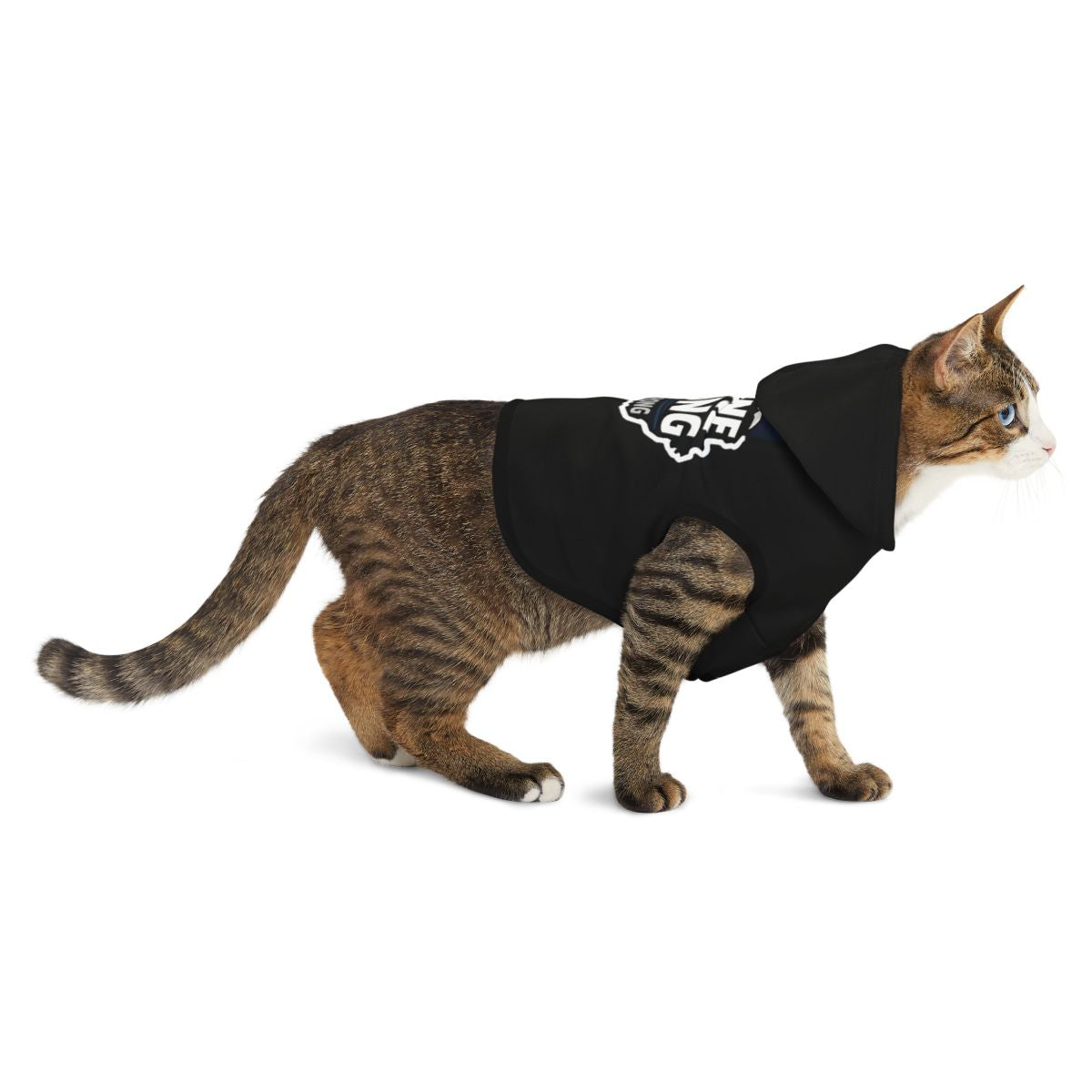 Stylish Cat Hoodie with Unique Graphic Design