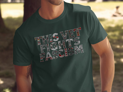 This Vet Fights Fascism Graphic T-Shirt product type