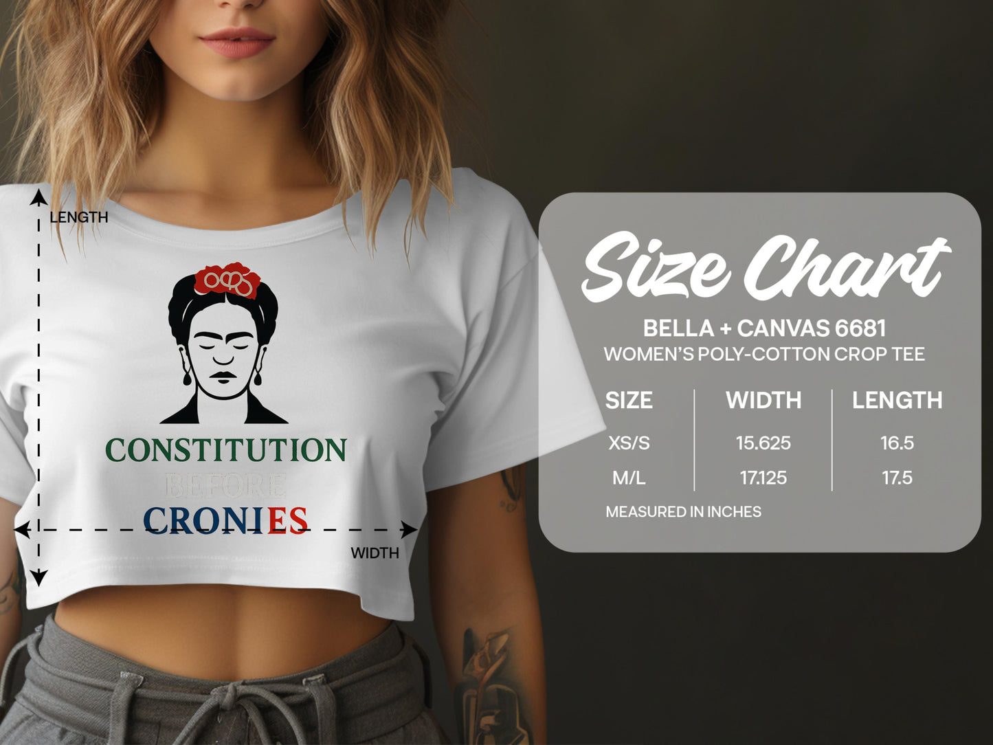 Constitution Reform Cronies Crop Tee product