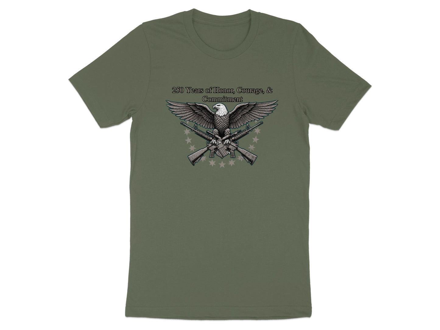 250 Years of Honor Courage and Commitment T-shirt