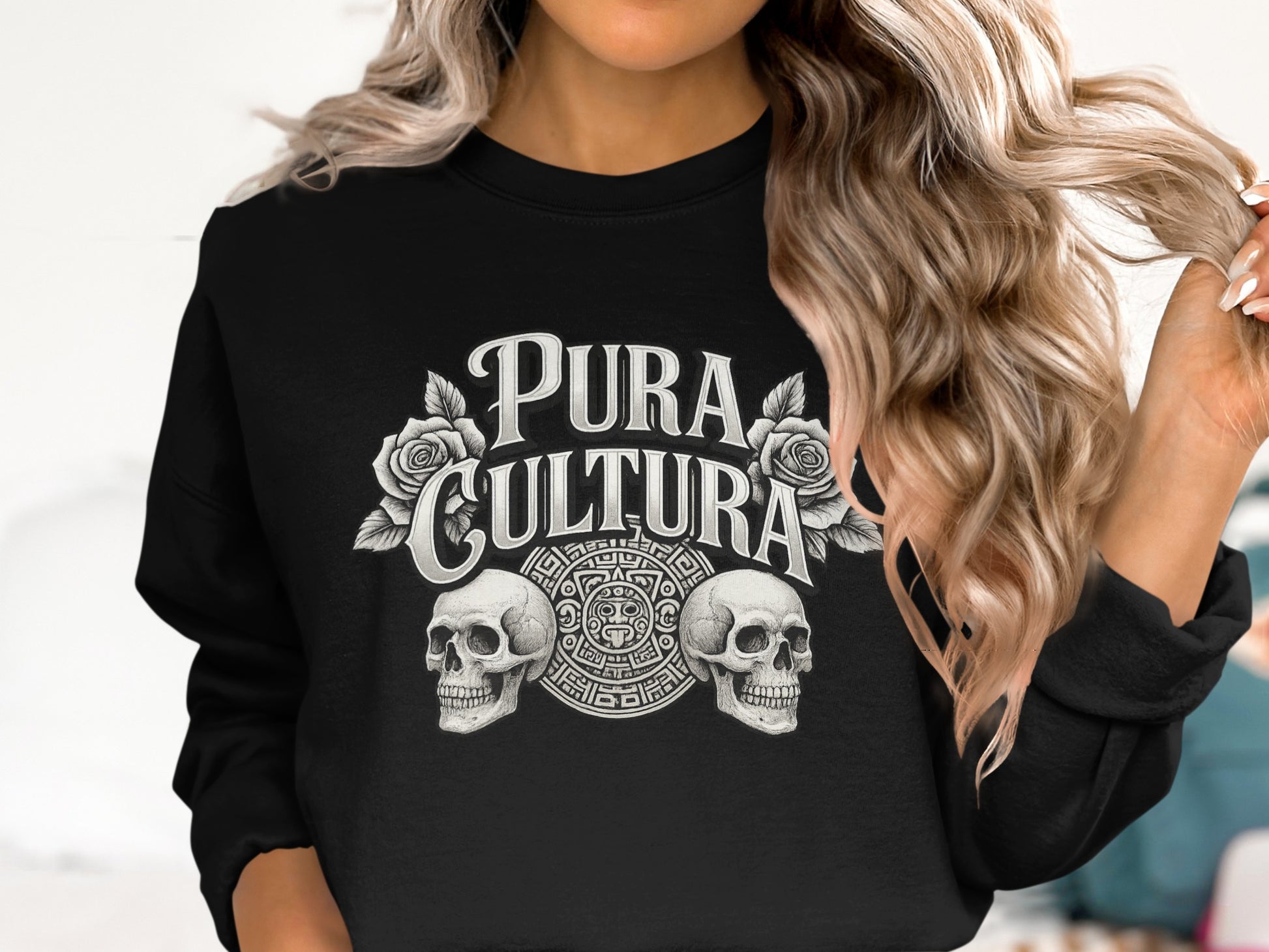 Stylish Pura Cultura Sweatshirt with Skull Design product