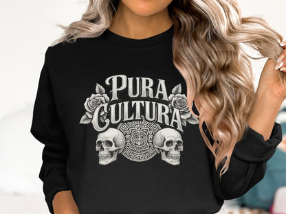 Stylish Pura Cultura Sweatshirt with Skull Design product