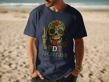FDT Alcatrash Skull Graphic Tee Summer Apparel product