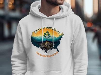 Built by Immigrants Hoodie Inspirational Product
