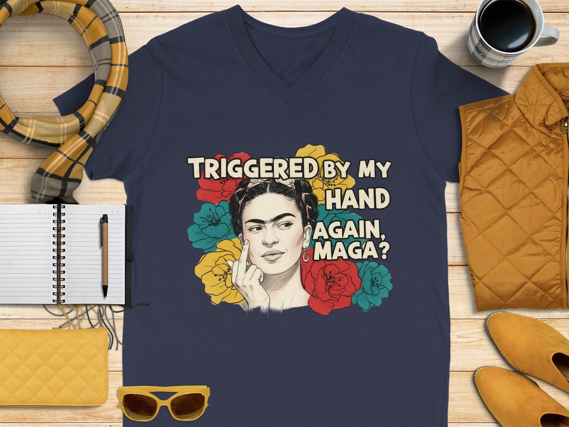 Triggered By My Hand Again MAGA Graphic T-Shirt