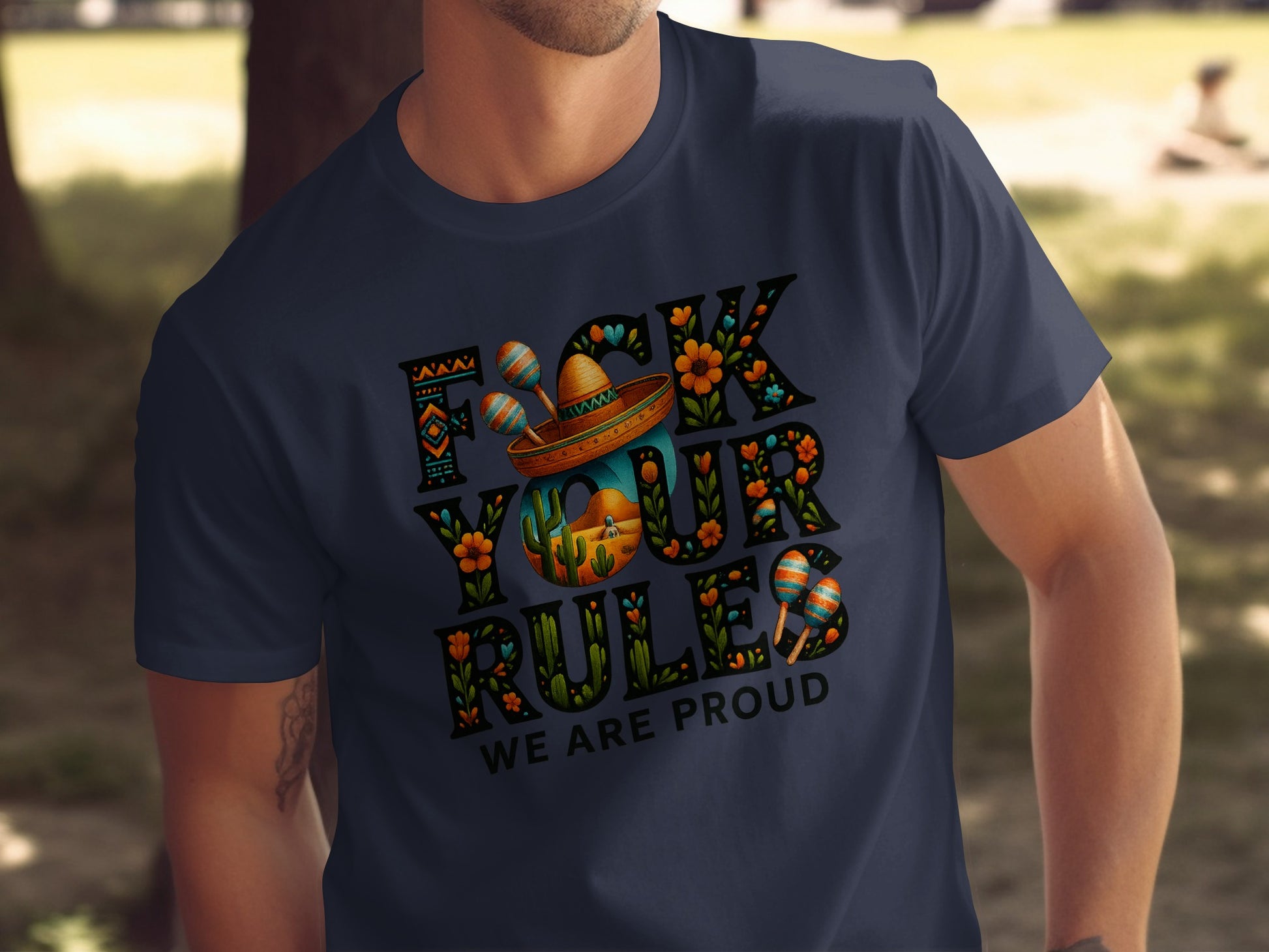Unique Statement Graphic T-Shirt Expressive Apparel Product