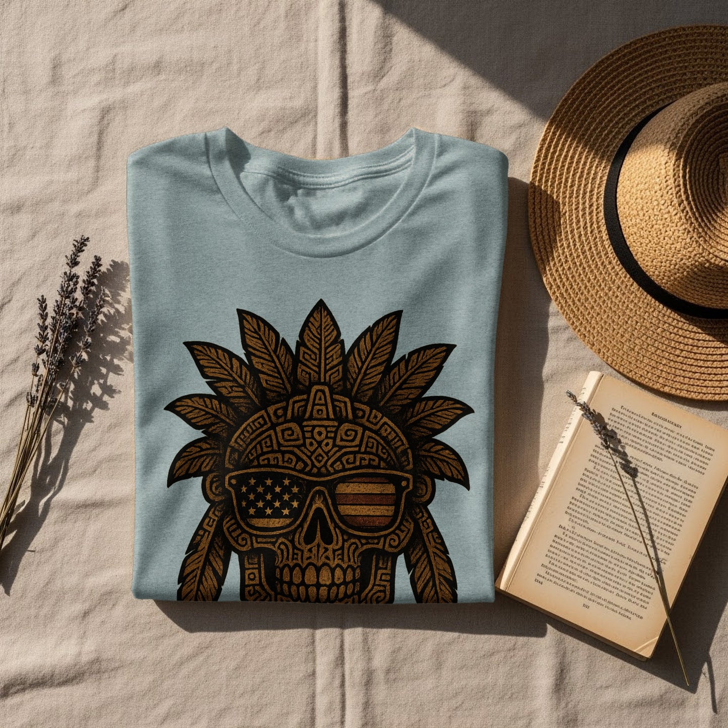 Stylish Graphic T-Shirt Skull with Shades Design product