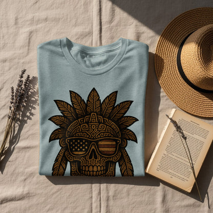 Stylish Graphic T-Shirt Skull with Shades Design product